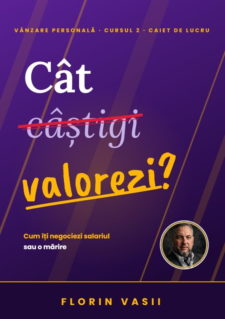 Cât valorezi? – coperta cursului