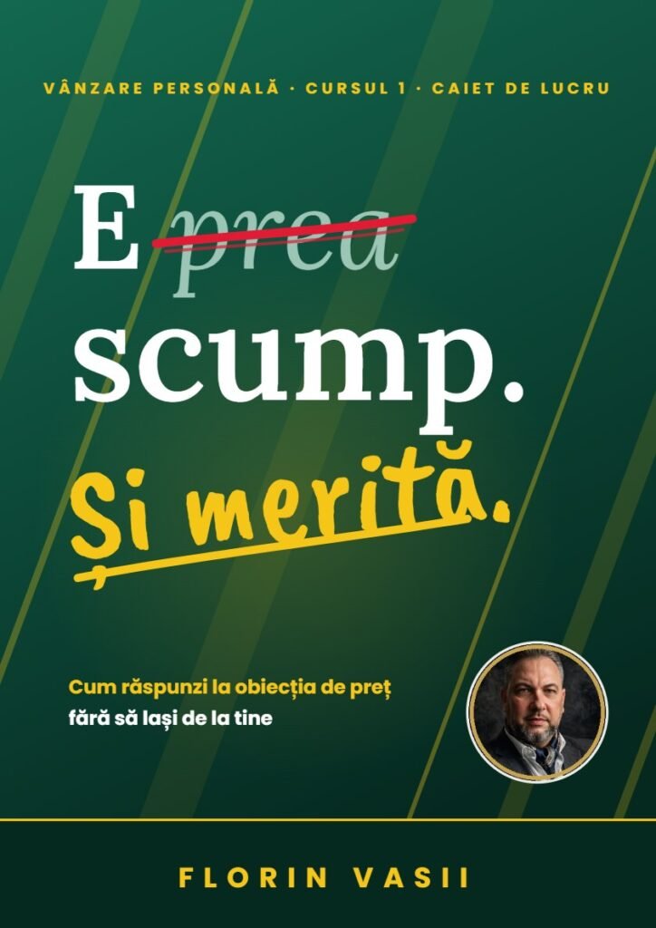 E prea scump – coperta cursului