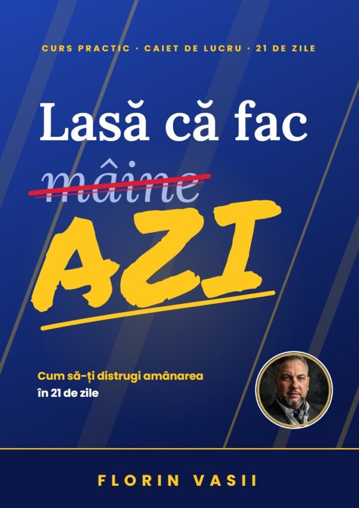 Lasă că fac mâine – coperta