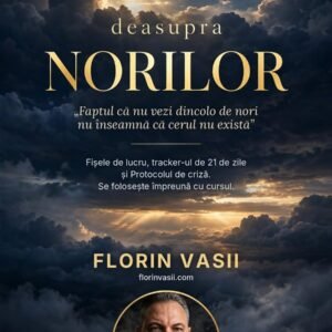 Deasupra norilor – coperta caietului de lucru