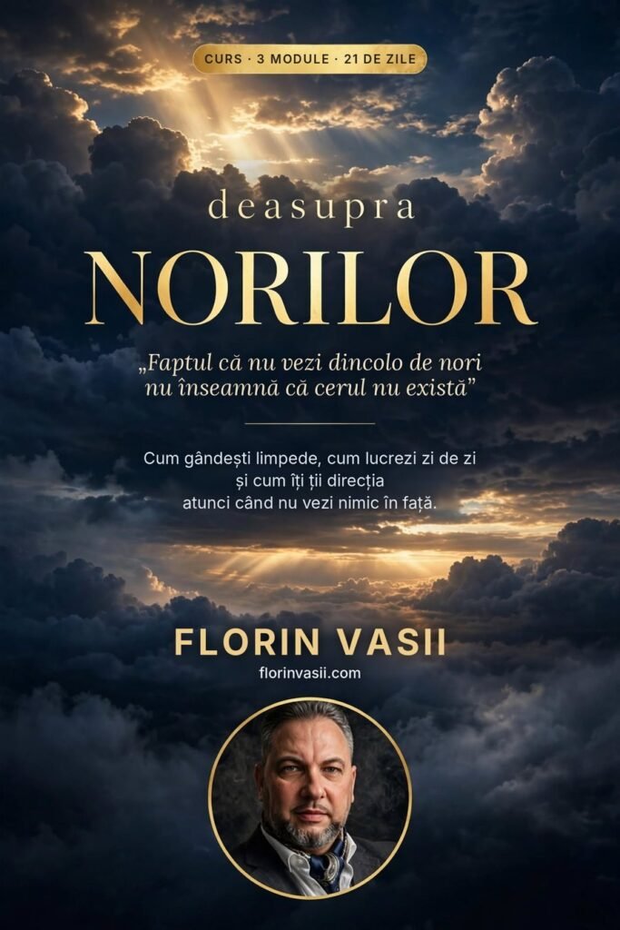 Deasupra norilor – coperta cursului