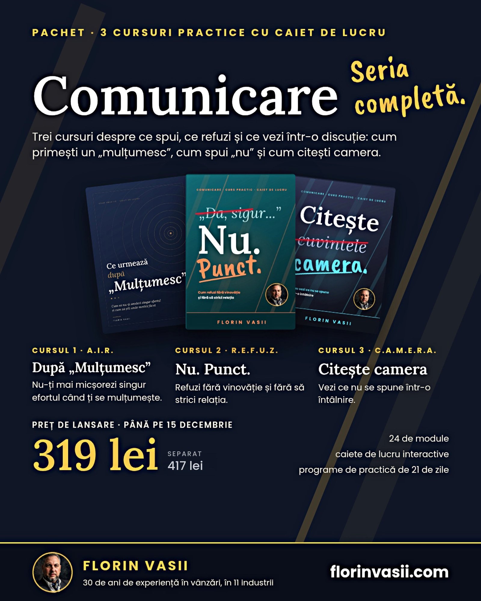 Pachet Comunicare – Ce urmează după „Mulțumesc”, Nu. Punct., Citește camera